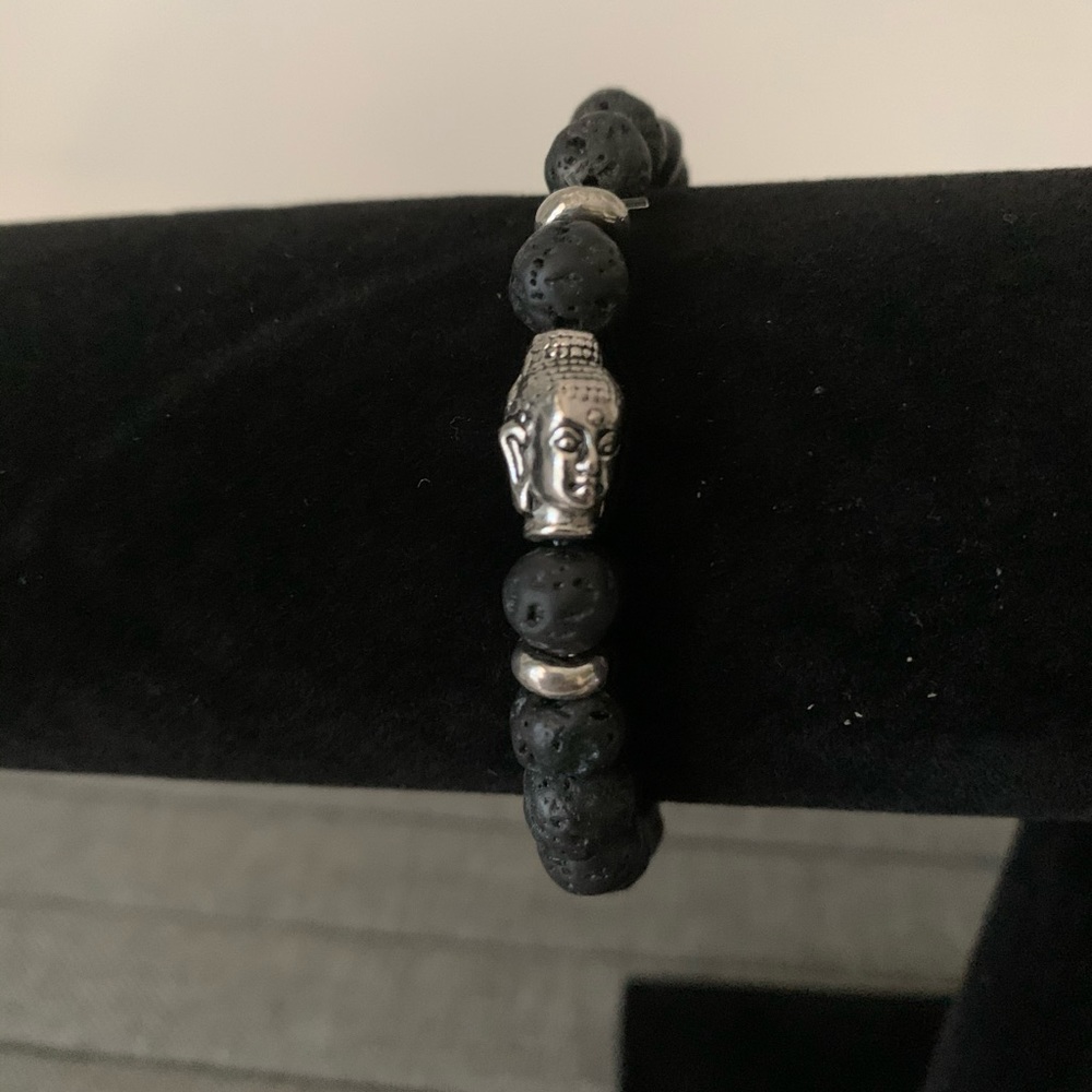 Force of Energy, Hematite Buddha lava stone